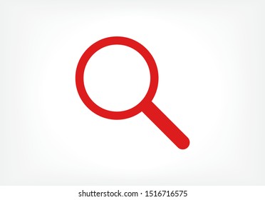 Magnify Vector icon . Lorem Ipsum Illustration design