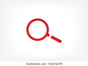 Magnify Vector icon . Lorem Ipsum Illustration design