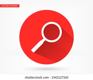 Magnify Vector icon . Lorem Ipsum Illustration design