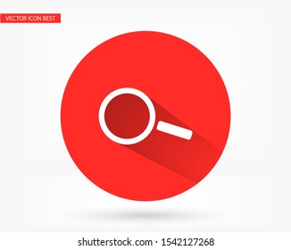 Magnify Vector icon . Lorem Ipsum Illustration design
