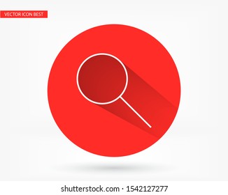 Magnify Vector icon . Lorem Ipsum Illustration design