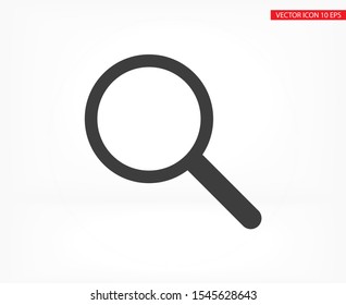 Magnify Vector icon . Lorem Ipsum Illustration design