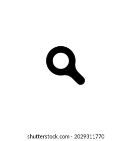  magnifyering glass vector icon on white background