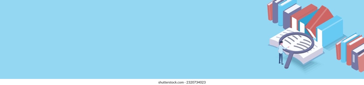 magnifying and book of backtround image