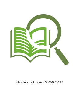 Magnifying Book Logo