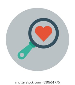 

Magnifying Colored Vector Illustration
