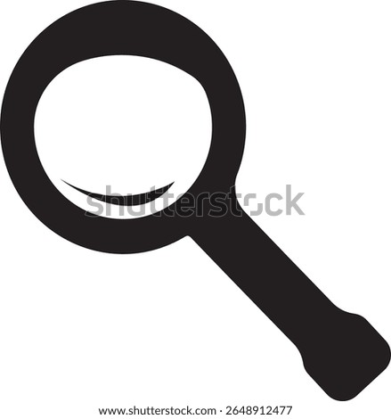magnifying glass art icon design