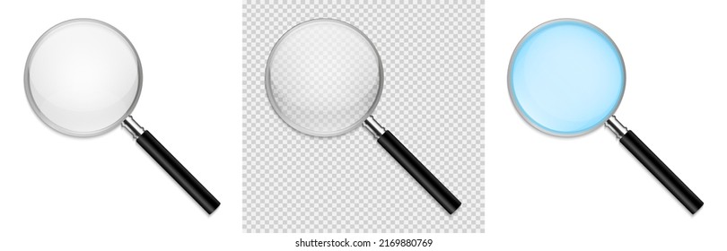 Magnifying glass, big tool instrument icon