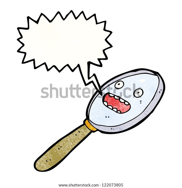 Magnifying Glass Cartoon Character Stock Vector Royalty Free 122073805 Shutterstock 