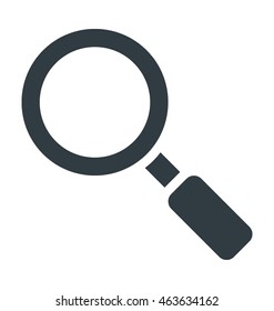 Magnifying Glass Colored Vector Icon