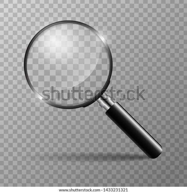 Magnifying Glass Concept Finding People Work Stock Vector (Royalty Free ...