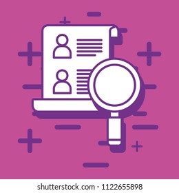 magnifying glass design