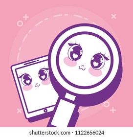 magnifying glass design