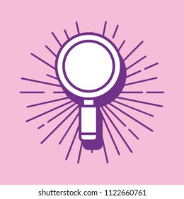 magnifying glass design
