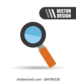 magnifying glass  design 