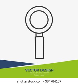 magnifying glass  design 