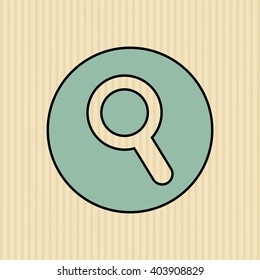 magnifying glass design 