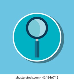 magnifying glass  design 