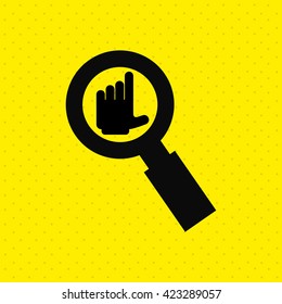 magnifying glass design 