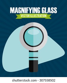 magnifying glass design, vector illustration eps10 graphic 