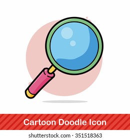 Magnifying glass doodle