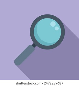Magnifying glass is enlarging something