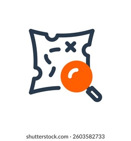 Magnifying Glass for Expedition Vector Icon