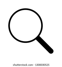 magnifying glass favorites icon vector