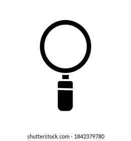 Magnifying Glass filled glyph icon