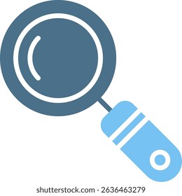 Magnifying Glass Glyph Two Colour Icon