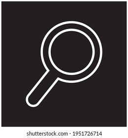 Magnifying glass graphic icon design template isolated