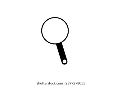 magnifying glass with graphic vector 