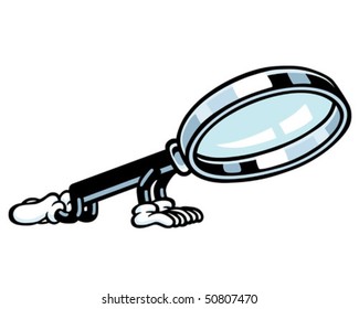 Magnifying Glass Guy - Looking
