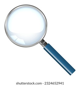 Magnifying glass with a handle 
