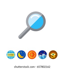 Magnifying glass icon