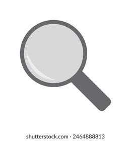 magnifying glass icon of color style design vector template