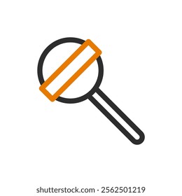 Magnifying glass icon. Concept of search, research, and investigation.