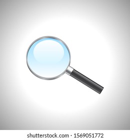 magnifying glass icon design, find symbol, vector.