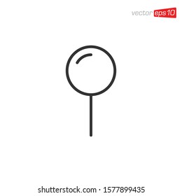Magnifying Glass Icon Design Vector