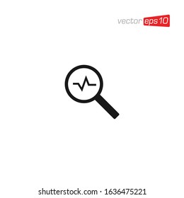 Magnifying Glass Icon Design Vector