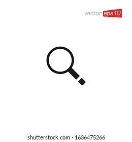 Magnifying Glass Icon Design Vector