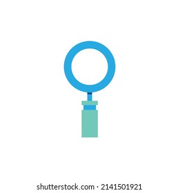 Magnifying glass icon design. Vector illustration.