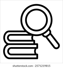 Magnifying Glass Icon Element For Design