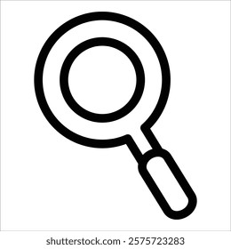 Magnifying Glass Icon Element For Design