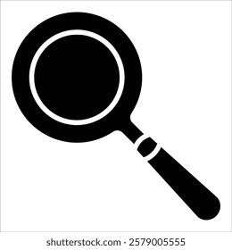 Magnifying Glass Icon Element For Design