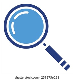 Magnifying Glass Icon Element For Design