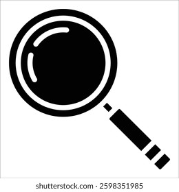 Magnifying Glass Icon Element For Design