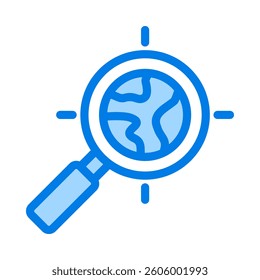 Magnifying Glass Icon Element for Design