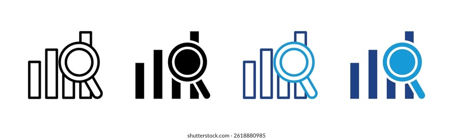 Magnifying Glass Icon Element For Design