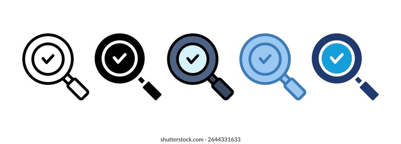 Magnifying Glass Icon Element For Design